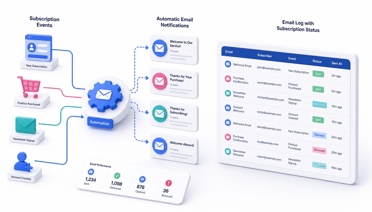 Automatic Subscription Mail