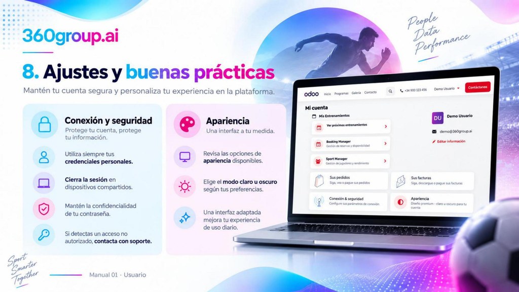 Ajustes y buenas prácticas