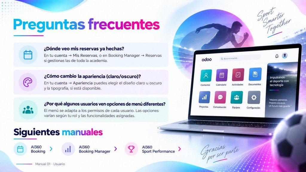 Preguntas frecuentes y siguientes pasos