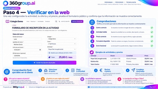 Paso 4 — Verificar en la web